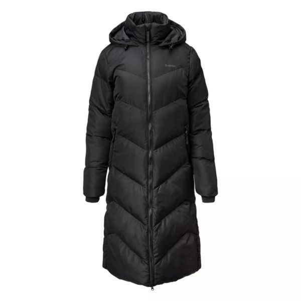 Płaszcz pikowany damski zimowy Hi-Tec Lady Gilian - czarny, Rozmiar XL. Czarne płaszcze damskie Hi-tec, na zimę, m, bez wzorów, z materiału, sportowe. Za 264.99 zł.