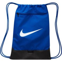 Plecak torba worek na buty sportowy szkolny Nike Brasilla niebieski DM3978 480. Niebieskie plecaki męskie Nike, bez wzorów. Za 85.00 zł.