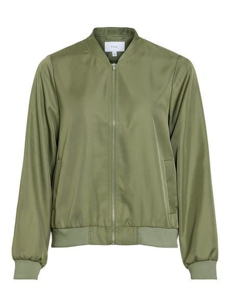 Vila Kurtka w kolorze zielonym rozmiar: 36. Zielone kurtki damskie Vila, bez wzorów, bez kaptura. Za 122.09 zł.