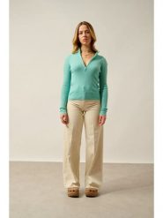 AUTHENTIC CASHMERE Kaszmirowy sweter "Asta" w kolorze turkusowym rozmiar: S. Niebieskie golfy damskie AUTHENTIC CASHMERE, s, bez wzorów, z kaszmiru, bez ramiączek. Za 434.99 zł.