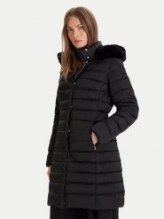 Geox Płaszcz zimowy Bettanie W5626H-T3122 F9000 Czarny Regular Fit. Czarne płaszcze damskie Geox, na zimę, bez wzorów, z syntetyku. Za 1,349.00 zł.
