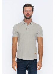 Basics & More Koszulka polo w kolorze beżowym rozmiar: XL. Brązowe koszulki polo męskie Basics & More, xl, bez wzorów, z bawełny, bez ramiączek. Za 84.99 zł.
