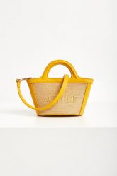 Torebka mini koszyk TWINSET ACTITUDE. Torebki klasyczne damskie Twinset Milano, bez wzorów, bez dodatków. W wyprzedaży za 465.87 zł.