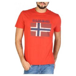 Napapijri Koszulka T-shirt N0YHX5. T-shirty męskie Napapijri, m, bez wzorów, z materiału, bez kołnierzyka. Za 153.00 zł.