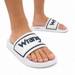 Klapki męskie sportowe Wrangler AVERELL SLIDER MEN LOW. Białe klapki i japonki męskie Wrangler, z materiału. Za 69.00 zł.