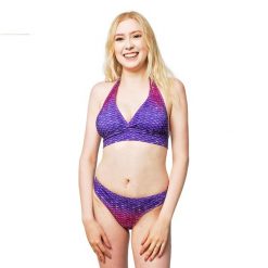 Bikini Syrenki Sirene Green Bali Blush JM. Fioletowe bikini damskie SUN TAILS, bez wzorów. Za 323.22 zł.