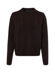 Polo Ralph Lauren sweter z dzianiny z zawartością kaszmiru Kobiety Kaszmir brązowy, XL. Brązowe swetry klasyczne damskie Polo Ralph Lauren, xl, z dzianiny, bez kołnierzyka. Za 1,199.95 zł.