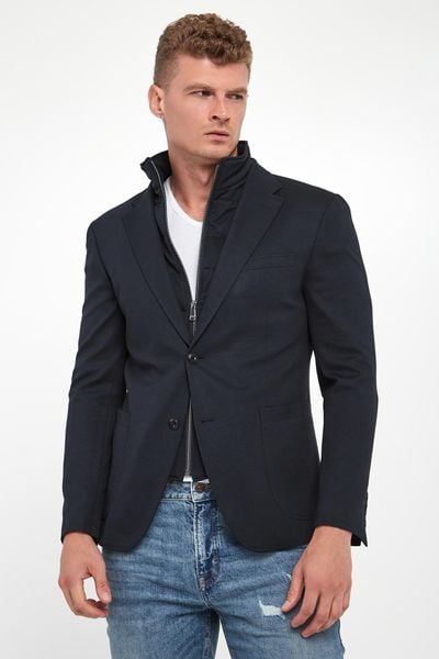 Marynarka męska Hexton-J JOOP! JEANS. Marynarki męskie Joop! Jeans, bez wzorów, z jeansu. W wyprzedaży za 1,299.35 zł.