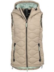 Sublevel Kamizelka pikowana w kolorze beżowym rozmiar: L. Brązowe kamizelki damskie Sublevel, l. Za 170.07 zł.