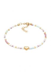 Elli Damska zawieszka serce szklane koraliki lato kolorowe w srebrze 925 Sterling Silver pozłacane Bransoletki 1 ct Damski. Szare bransoletki damskie Elli, pozłacane. Za 248.99 zł.