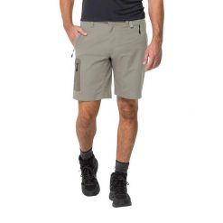 Spodenki trekkingowe męskie Jack Wolfskin Active Track. Zielone szorty męskie Jack Wolfskin, bez kołnierzyka. Za 159.99 zł.