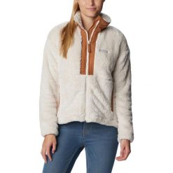 Damski sweter polarowy Columbia Boundless Discovery Sherpa z pełnym zamkiem błys. Brązowe swetry klasyczne damskie Columbia, xl, z polaru, bez kołnierzyka. Za 579.00 zł.