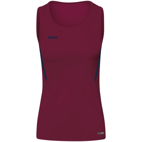 Damski tank top Jako top Challenge. Czerwone topy sportowe damskie Jako, bez wzorów, bez ramiączek. Za 164.50 zł.