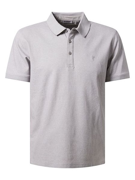 Pioneer Koszulka polo w kolorze szarym rozmiar: XL. Szare koszulki polo męskie Pioneer, xl, bez wzorów, bez ramiączek. Za 81.95 zł.