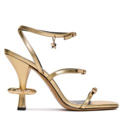 Sandały Marc Jacobs. Żółte sandały damskie MARC JACOBS, bez wzorów, bez obcasa, na szpilce. Za 1,499.00 zł.