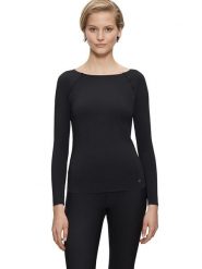 Triumph Koszulka "Flex Smart" w kolorze czarnym rozmiar: XL. Czarne bluzki damskie Triumph, xl, bez wzorów, bez kołnierzyka, bez ramiączek. Za 109.78 zł.