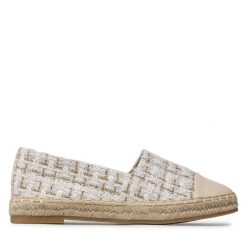 Espadryle DeeZee. Brązowe espadryle damskie DeeZee, bez wzorów, bez obcasa. Za 99.99 zł.