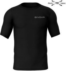 Męska koszulka sportowa Givova Corpus 2 czarna. Czarne t-shirty sportowe męskie Givova, m, z elastanu, bez ramiączek, na fitness i siłownię. Za 74.99 zł.