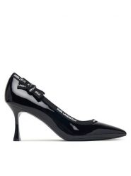 KARL LAGERFELD Szpilki Sienna KL32708R Czarny. Czarne szpilki Karl Lagerfeld, bez wzorów, z lakierowanej skóry, bez obcasa. Za 814.99 zł.