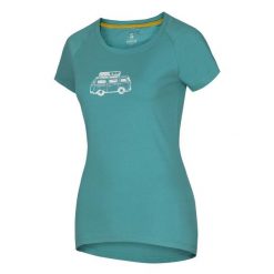 Koszulka damska Ocun Raglan T green. Zielone bluzki sportowe damskie Ocun, xl, bez wzorów, bez ramiączek. Za 161.00 zł.