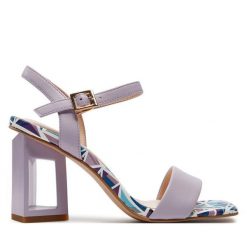 Sandały Loretta Vitale. Sandały damskie Loretta Vitale, bez wzorów, bez obcasa, na słupku. Za 219.99 zł.