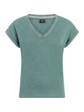 Protest PRTMondaysi t-shirt - Laurelgreen. Zielone t-shirty damskie Protest, l, bez wzorów, bez kołnierzyka. Za 191.50 zł.