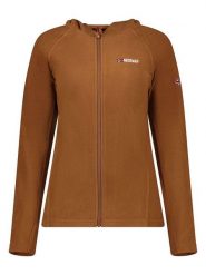 Geographical Norway Kurtka polarowa "Tugood" w kolorze jasnobrązowym rozmiar: XXL. Brązowe kurtki damskie Geographical Norway, xxl, bez wzorów, z polaru, bez kaptura. Za 92.21 zł.