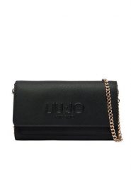 Liu Jo Portfel AA6191 ES029 Czarny. Czarne portfele damskie Liu Jo, bez wzorów, ze skóry. Za 379.99 zł.