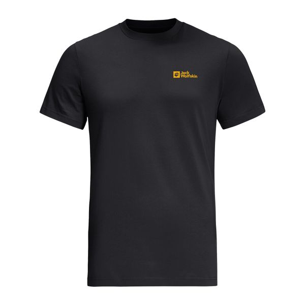 T-shirt męski Jack Wolfskin Essential. Czarne t-shirty męskie Jack Wolfskin, m, bez wzorów, bez kołnierzyka. Za 139.99 zł.