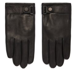 Rękawiczki Armani Exchange. Czarne rękawiczki męskie Armani Exchange, bez wzorów. Za 614.99 zł.
