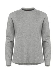 Clique Miami PRO Roundneck Women Bluza damska z French Terry. Szare bluzy bez kaptura damskie CLIQUE, m, z bawełny. Za 183.24 zł.