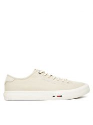 Tommy Hilfiger Tenisówki Hi Vulc Street Canvas FM0FM05515 Beżowy. Brązowe trampki i tenisówki męskie Tommy Hilfiger, bez wzorów, z materiału, bez zapięcia. Za 249.99 zł.