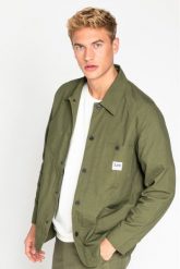 LEE LOCO JACKET MĘSKA KURTKA PRZEJŚCIOWA WIATRÓWKA OLIVE L87EXSK. Zielone kurtki męskie Lee, l, bez wzorów, bez kaptura. Za 239.99 zł.