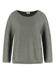 Gerry Weber Sweter w kolorze khaki rozmiar: 36. Brązowe swetry klasyczne damskie Gerry Weber, z bawełny, bez kołnierzyka. Za 176.08 zł.