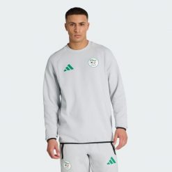 Bluza Algeria Tiro Tech Crew Sweatshirt. Szare bluzy bez kaptura męskie Adidas, s. Za 259.00 zł.