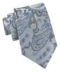 Klasyczny Krawat Męski - Chattier - Stalowy z Odcieniami Niebieskiego. Niebieskie krawaty i muchy męskie Chattier, bez wzorów, z tkaniny, eleganckie. Za 49.00 zł.