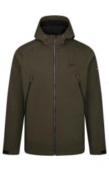 Trespass Hubbard - Męska kurtka softshell Dark Vine. Zielone kurtki męskie 2117 OF SWEDEN, m, z aplikacjami, z gumy, bez kaptura. Za 368.55 zł.