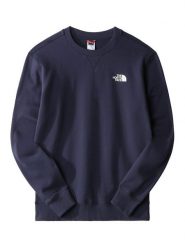 Bluza turystyczna męska The North Face M Simple Dome Crew. Niebieskie bluzy bez kaptura męskie The North Face, m, z bawełny. Za 252.00 zł.