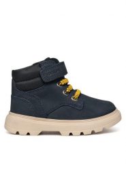 Geox Trapery B05U B4662B 032FU C0045 S Granatowy. Niebieskie buty zimowe chłopięce Geox, z materiału. Za 339.99 zł.