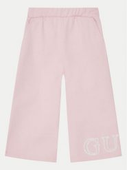 Guess Spodnie dresowe K5RQ11 KA6R4 Różowy Regular Fit. Czerwone spodnie dziewczęce Guess, z bawełny. Za 99.99 zł.