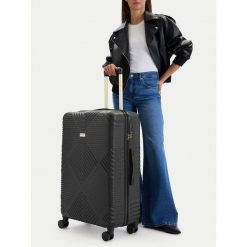 Walizka duża Nine West. Czarne walizki męskie Nine West, bez wzorów, duże. Za 399.99 zł.