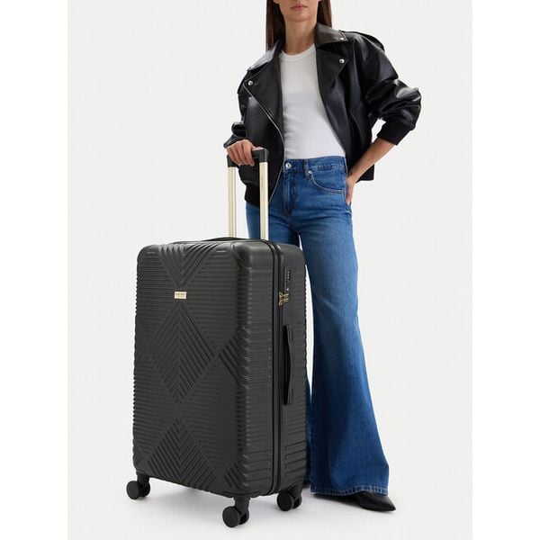 Walizka duża Nine West. Czarne walizki męskie Nine West, bez wzorów, duże. Za 399.99 zł.