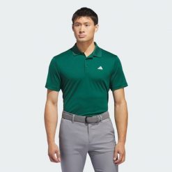 Koszulka Adi Performance Polo. Zielone koszulki polo męskie Adidas, m, bez wzorów, z materiału, bez ramiączek. Za 219.00 zł.