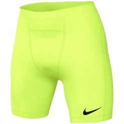 Spodenki krótkie męskie Nike Dri-FIT Strike Np Short. Żółte szorty męskie Nike, bez wzorów, z elastanu, sportowe. Za 95.99 zł.