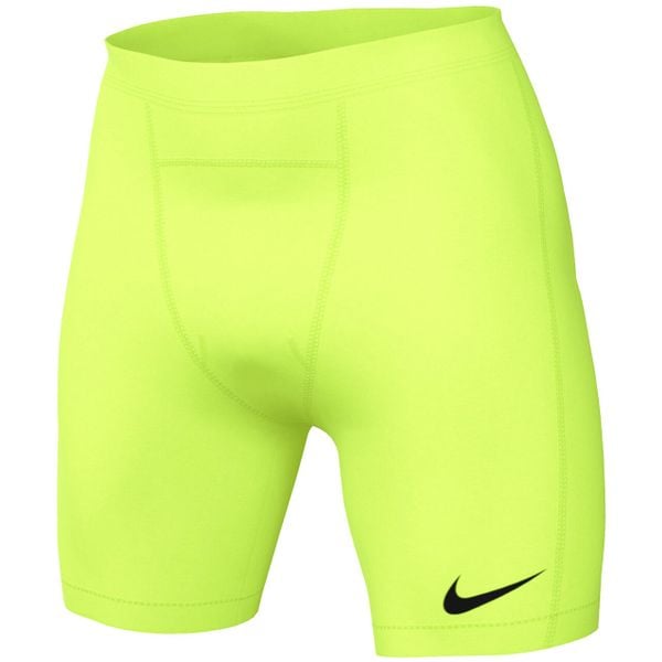 Spodenki męskie Nike Dri-FIT Strike Np Short. Żółte szorty męskie Nike, z elastanu, bez kołnierzyka. Za 95.99 zł.