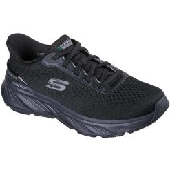 Buty sportowe męskie Skechers Edgeride Erlson. Czarne buty sportowe na co dzień męskie Skechers, bez zapięcia. Za 490.00 zł.
