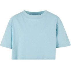 Krótka Koszulka Dziewczęca Kimono. Niebieskie koszulki dziewczęce Urban Classics, bez wzorów, bez ramiączek. Za 49.99 zł.