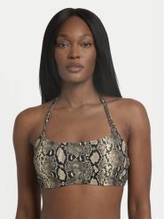 MICHAEL Michael Kors Góra od bikini MM05923 Czarny. Czarne bikini damskie MICHAEL Michael Kors, bez wzorów. Za 505.99 zł.