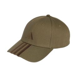 Czapka z daszkiem adidas 3-Stripes New Logo Baseball. Zielone czapki z daszkiem damskie Adidas, bez wzorów, z bawełny. Za 75.99 zł.