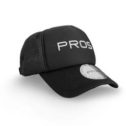 Czapka z daszkiem i siatka PROS one size. Czarne czapki męskie Pros, bez wzorów. Za 119.00 zł.